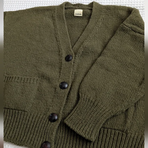 Babaa Cardigan No17 Alga - Picture 3 of 3